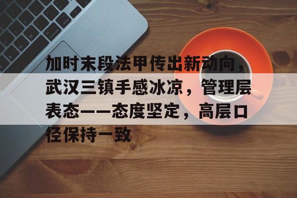 南宫娱乐-加时末段法甲传出新动向，武汉三镇手感冰凉，管理层表态——态度坚定，高层口径保持一致的简单介绍